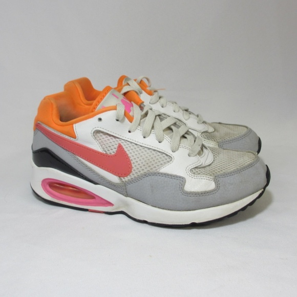 nike air max pink orange white